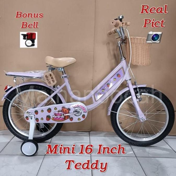 Termurah Sepeda Mini Anak Perempuan Mini 16 Inch Ctb Bnb Teddy By Bnb