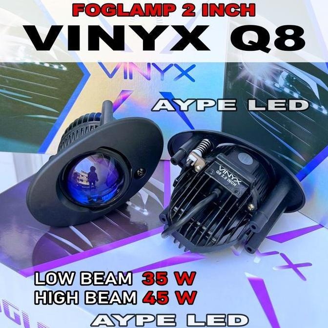 Foglamp Biled Vinyx Q8 2 Inch Oval Honda 3 Warna Dan 1 Warna Lampu Foglamp Biled 2 Inch Oval Vinyx