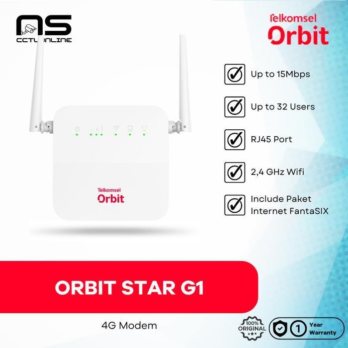 Telkomsel Orbit Star G1 Modem Wifi 4G New Best Quality 100% Original