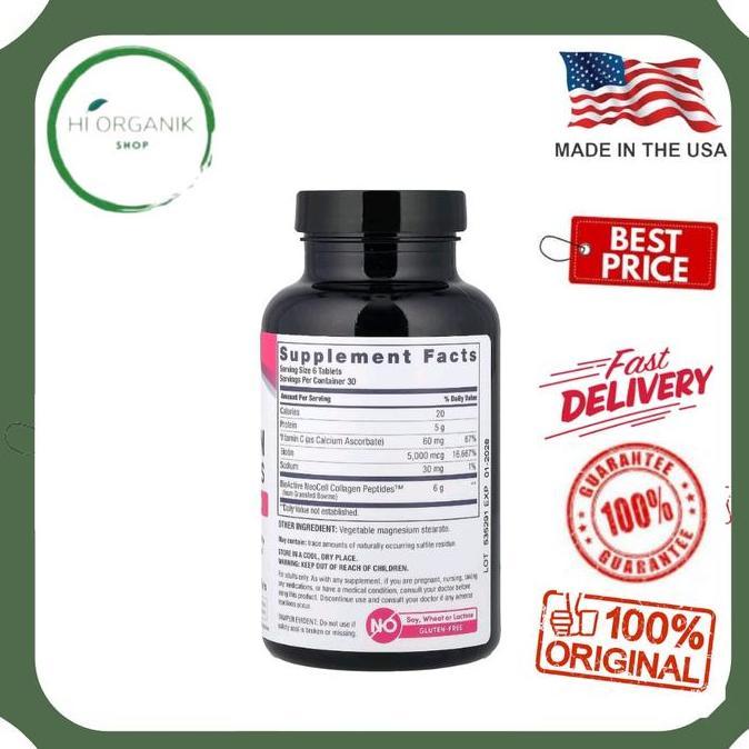 Neocell Super Collagen + Vitamin C & Biotin 180 Tablets Original