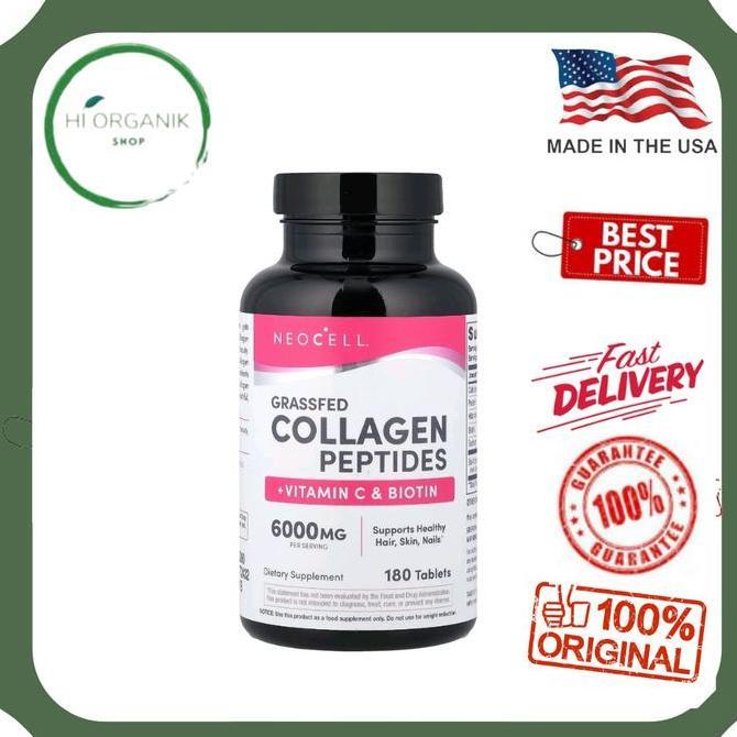 Neocell Super Collagen + Vitamin C & Biotin 180 Tablets Original
