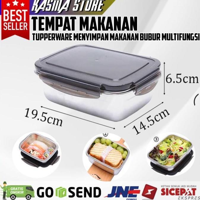 WRIGHTS Kotak Makan plastik Tempat Tupperware Serbaguna Tempat makanan