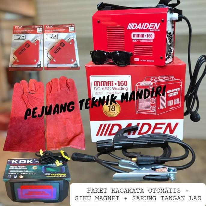 BEAM MESIN LAS DAIDEN MMAI 160 / TRAFO LAS INVERTER DAIDEN MMA 160