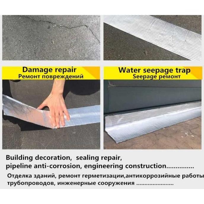 QUANXI Lakban Foil tambal semen genteng asbes plafon talang anti bocor