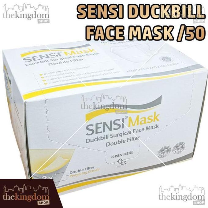 BEAM Sensimask Duckbill Face Mask /50 Masker Debu Sensi Duck Bill Medis 50