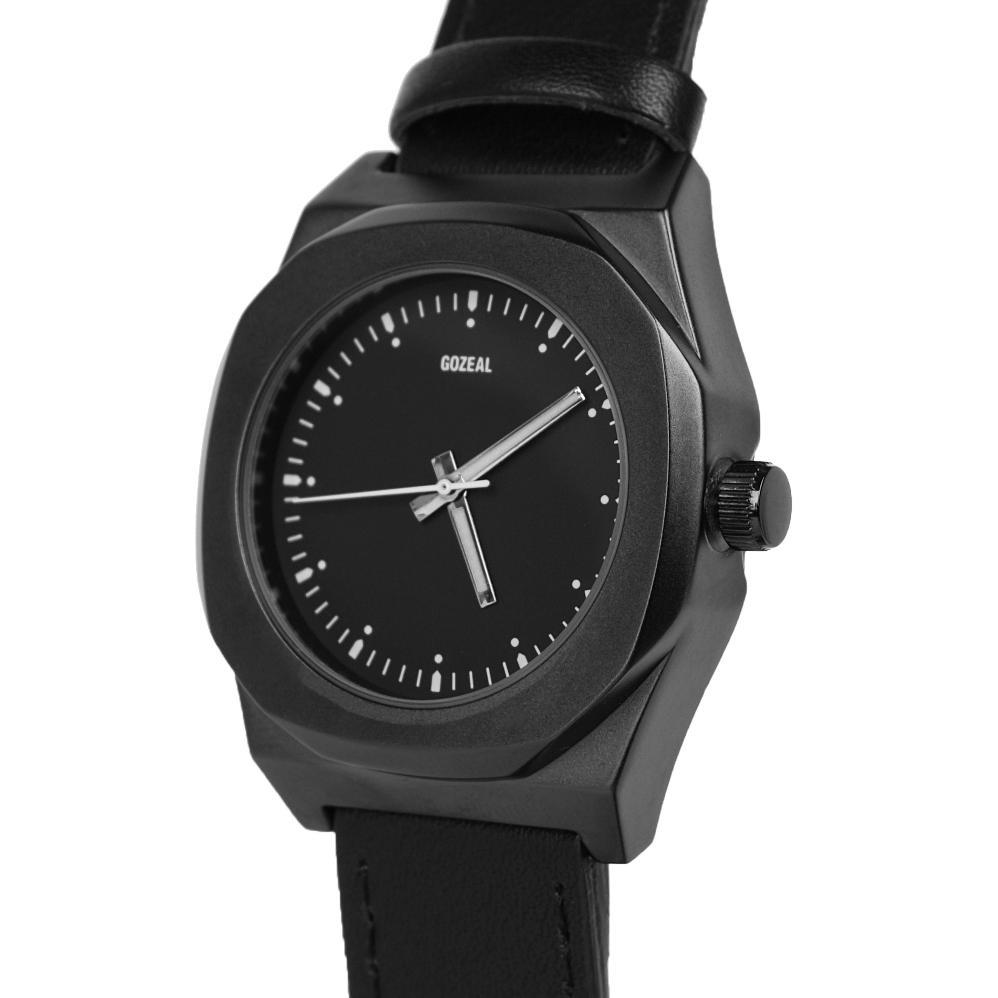 Gozeal | Jam Tangan Analog Hexo | Alloy & Rubber Strap