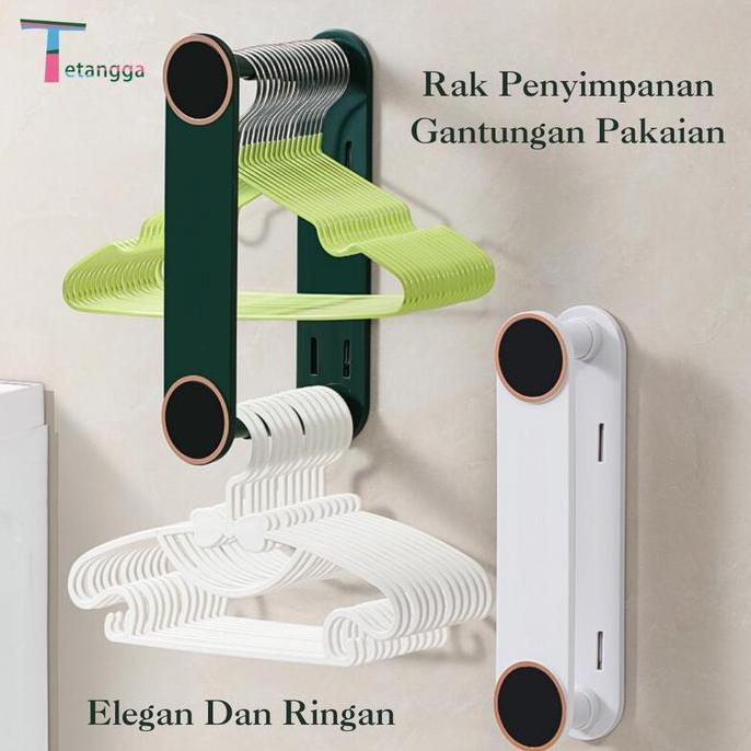 Tempat Gantungan Baju / Tempat Penyimpanan Gantungan / Tempat Gantungan Baju Estetik Dapat Disesuaik