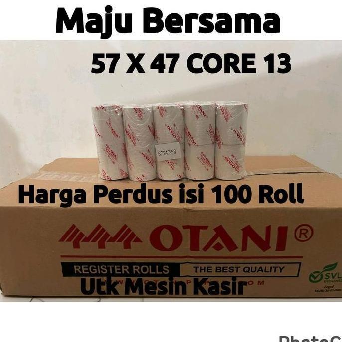 Premium Kertas Struk Thermal Merk Otani Harga Perdus 57x47, Core 13 Promo