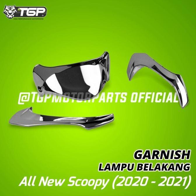 Garnish Lampu Belakang All New Scoopy (2020 - 2021) Aksesoris Honda