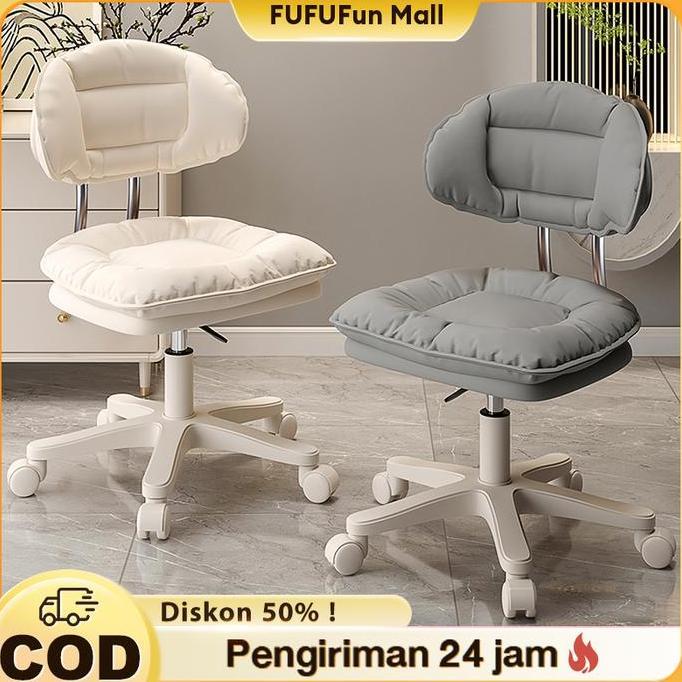 FUFU Kursi Putar Rias Salon Multifungsi - Kursi Bar/Belajar/Sofa Modern Minimalis Nyaman Serbaguna