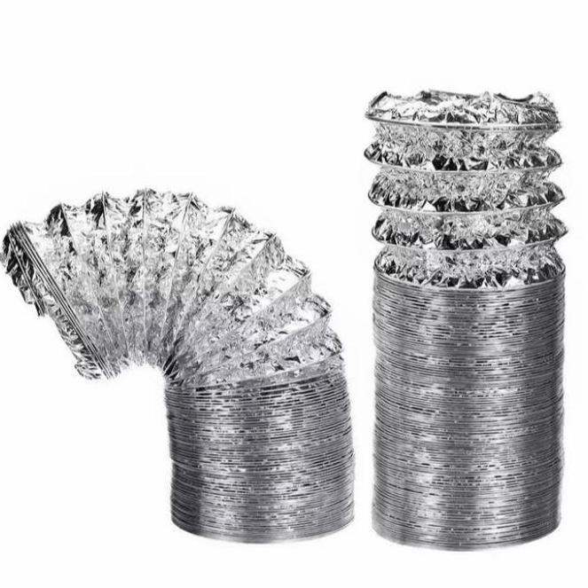 aluminium selang flexible duct ducting exhaust fan blower - 5in x 10m