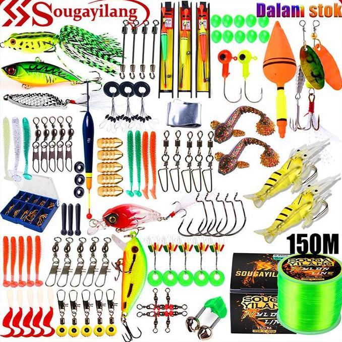 Omagoedang - Sougayilang Set Umpan + Aksesoris Memancing Lengkap