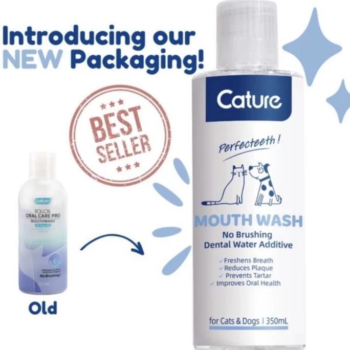 Cature Rollon Mouthwash For Dog & Cat/Pembersih Mulut