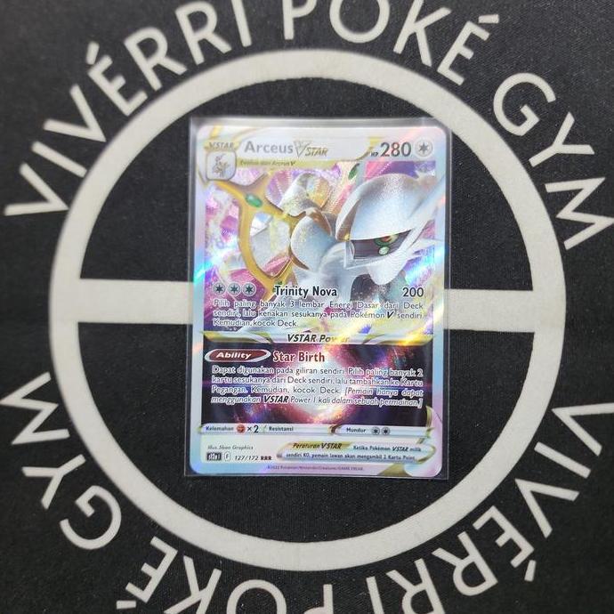 Arceus VSTAR RRR Kartu Pokemon TCG Indonesia BARU