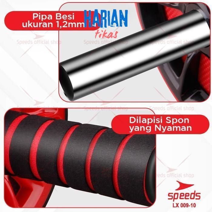 GTU-712 SPEEDS Abdominal Roller Ab Wheel Ab Roller Alat Fitness Olahraga Pembentuk Abs 009-10 Premiu