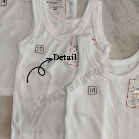 New- KAOS DALAM ANAK/KAOS DALAM BOY LONDON/SINGLET PUTIH POLOS