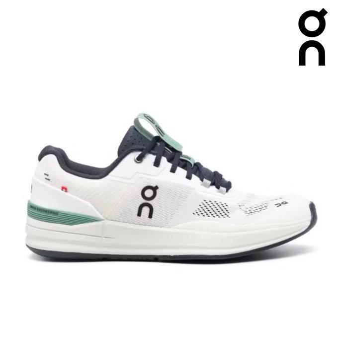 Sepatu On The Roger Pro Federer White Green Tenis