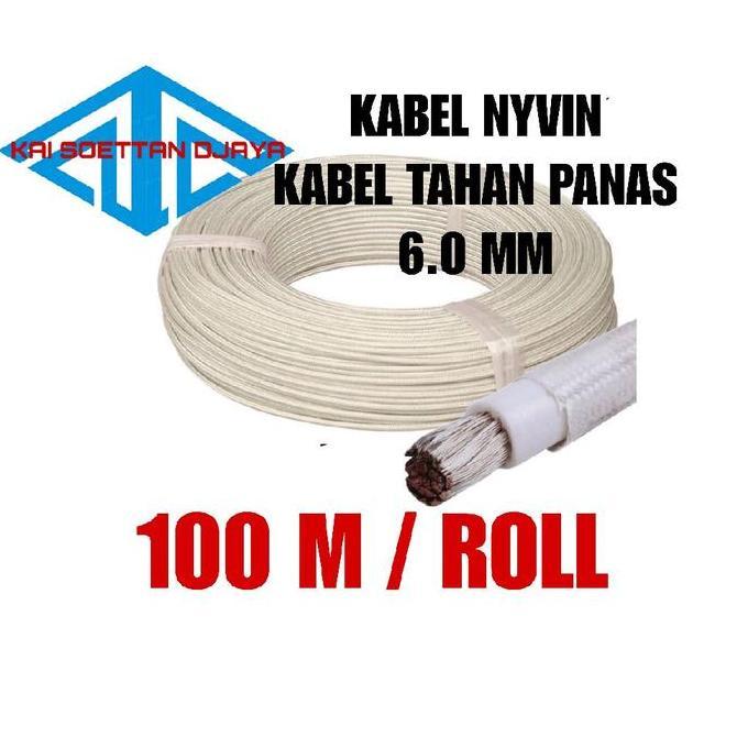 Promo Kabel tahan panas 6 mm/Kabel nyvin 6 mm Diskon