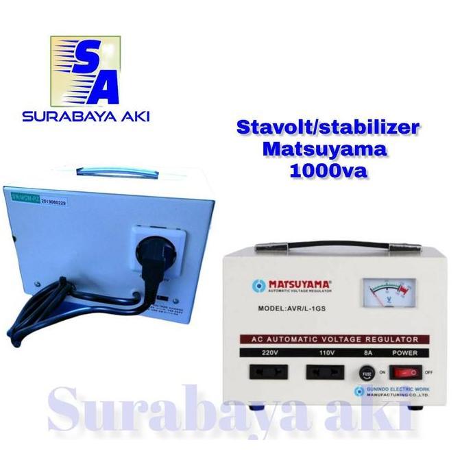 Stabilizer Listrik Stavolt Voltage Regulator MATSUYAMA 1000VA 1KVA