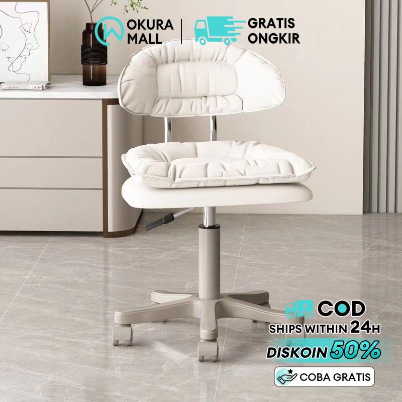 Kursi Putar Kursi Bulat Adjustable Kursi Meja Rias Kursi Kamar Kursi Putar Minimal Kursi Multifungsi