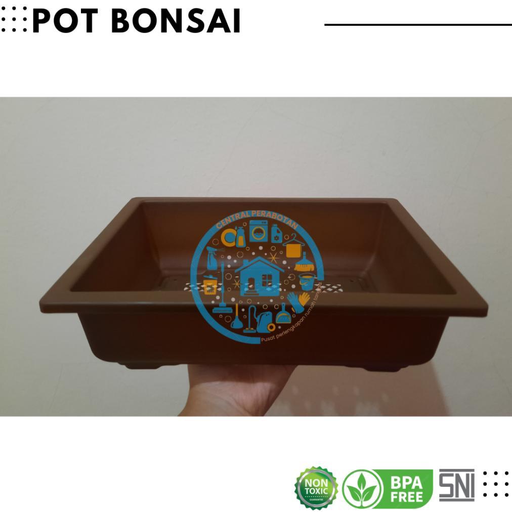 Promo Cod Pot Bonsai Kotak | Pot Bunga Plastik Murah 