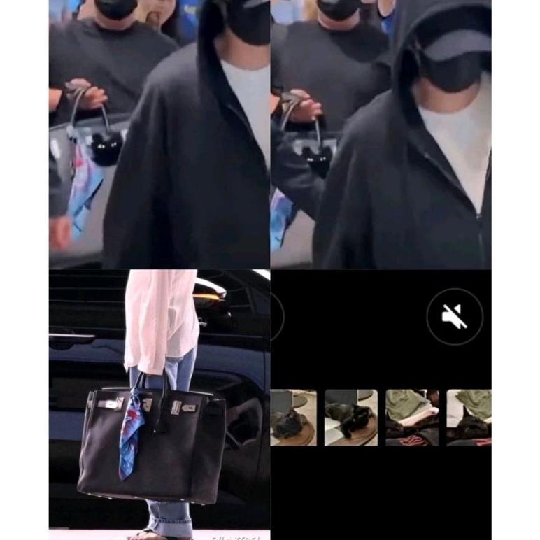 100% Ori Hj-54 Ready Stok Black Cat Keyring Worn By Suga (Unofficial) - 100% Ori