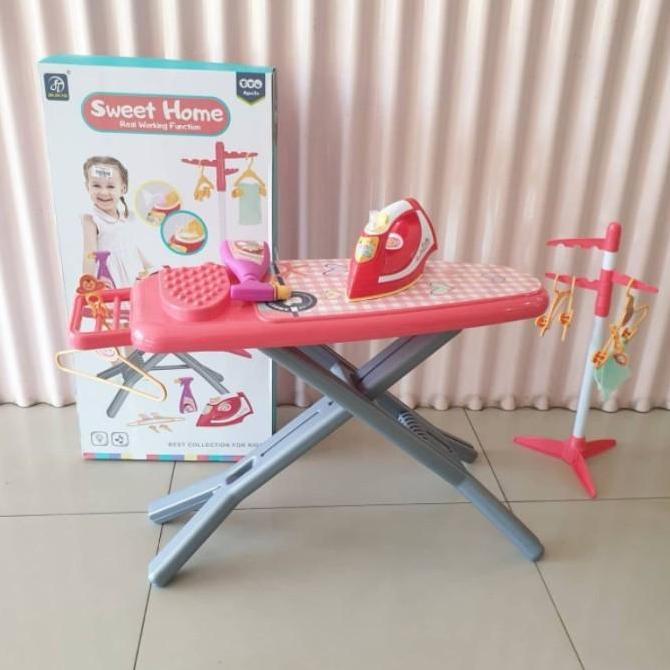 Mainan Anak Perempuan Meja Setrika Besar Sweet Home Set Magical Iron