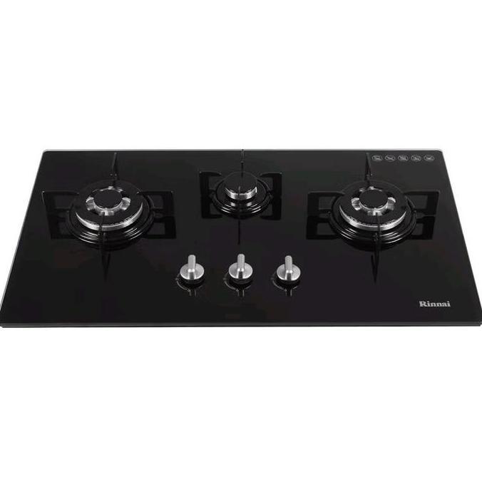 Rinnai Kompor Tanam kaca 3 tungku RB 713 NGB