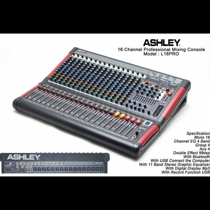 mixer ashley L16pro L16 pro L 16pro 16channel