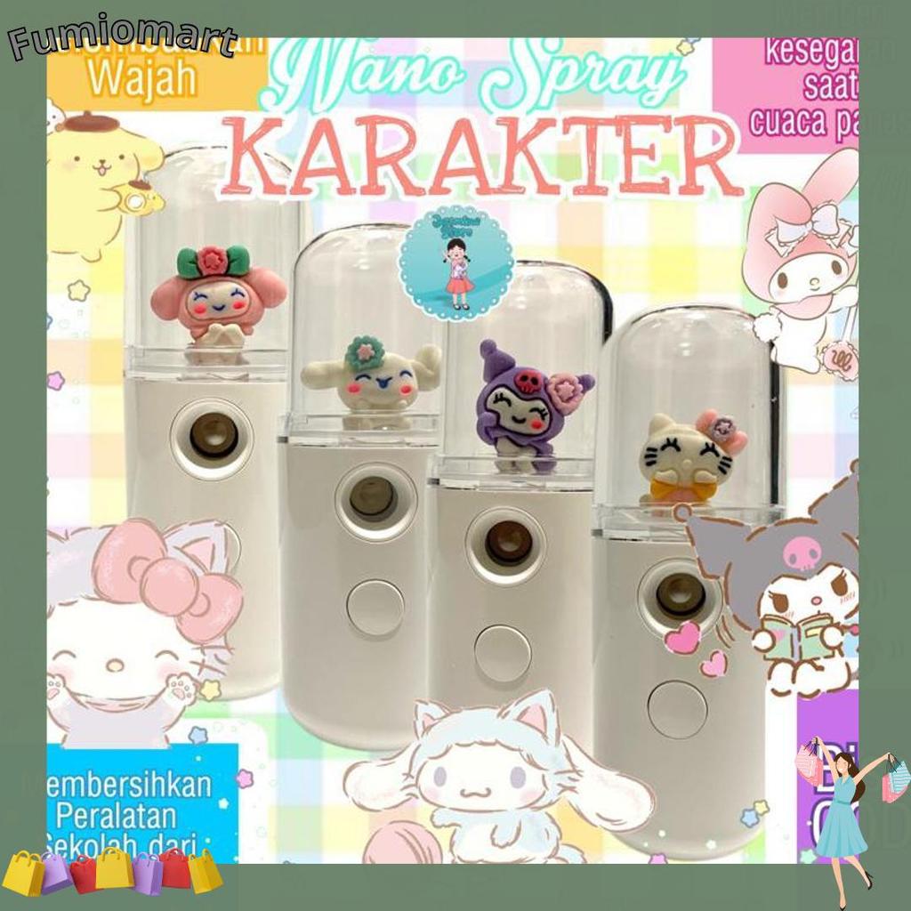 Termurah Nano Spray Sanrio/Nano Spray Karakter My Melody Cinnamon Roll Kuromi Pompom Purin/Mist Spra
