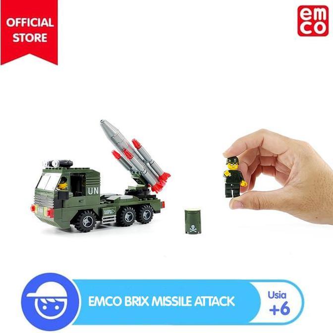 Mainan Emco Brix Missile Attack