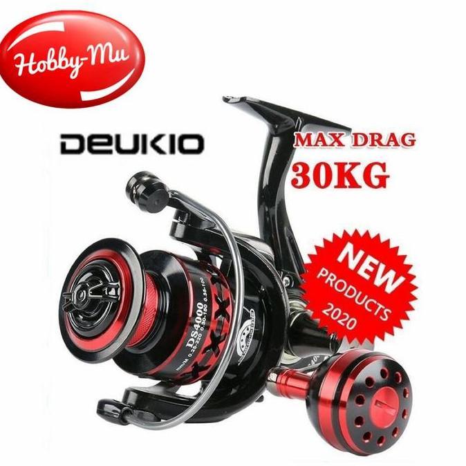 Deukio Max Drag Fishing Reel - Penggulung Senar Pancing 30 kg