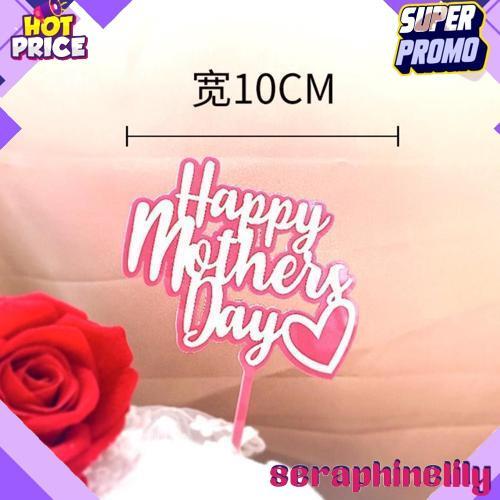 Promo Topper Happy Mother'S Day Hiasan Kue Hari Ibu Mother Day Untuk Mama Ibu Mom