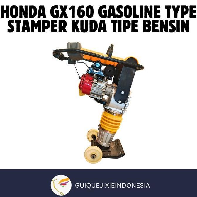 Honda Gx160 Tamping Rammer 6.5 Hp Gasoline Type / Stamper Kuda Tipe Bensin 6.5 Hp