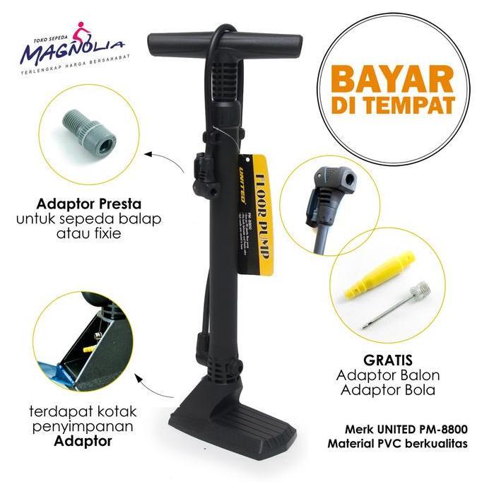 Pompa Sepeda United PM - 8800 - ORIGINAL