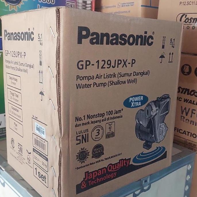 Mesin Air / Pompa Air Panasonic 125 Watt Jp 129 Jxk Terbaik
