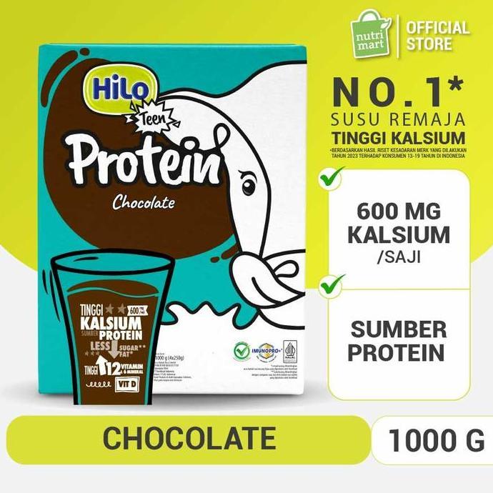 Hilo Teen Chocolate 1000Gr - Susu Tinggi Kalsium