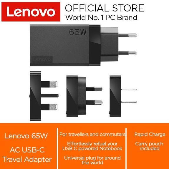 Lenovo 65 Watt USB-C AC Travel Adapter