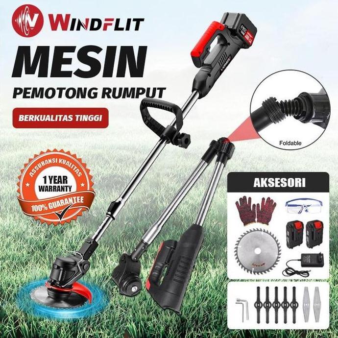 Terlaris Ironhoof Mesin Pemotong Rumput Elektrik Mesin Potong Rumput Baterai