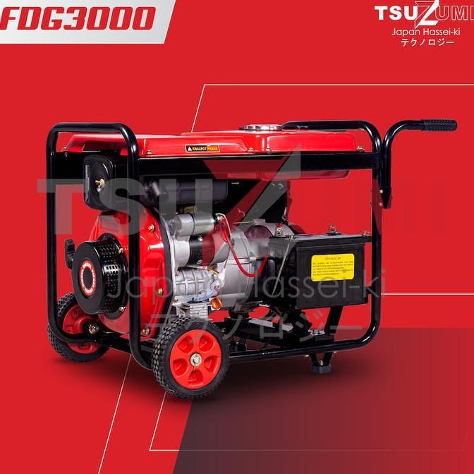 Terlaris Genset 3000 Watt Diesel Solar Electric Stater Faw-Vw Fdg 3000