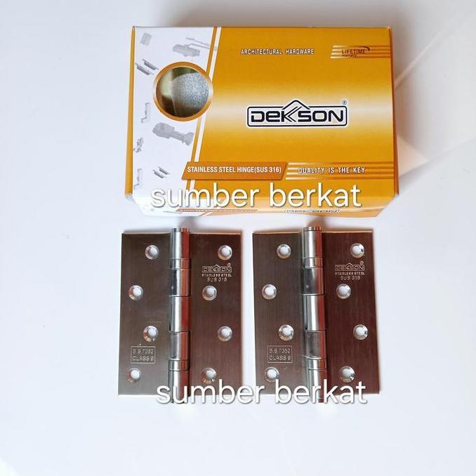 Engsel dekson 4inch , engsel dekson 432 sus 316 , engsel dekkson 4inch