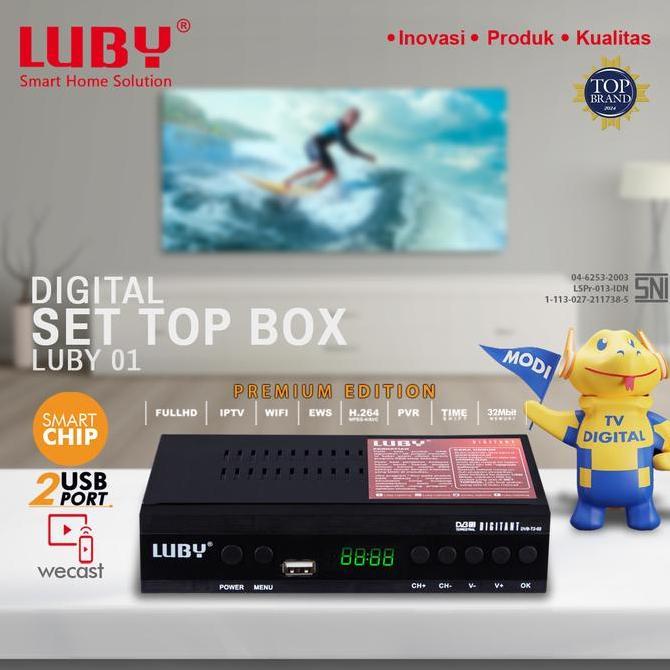 Set Top Box Luby DVB-T2-01