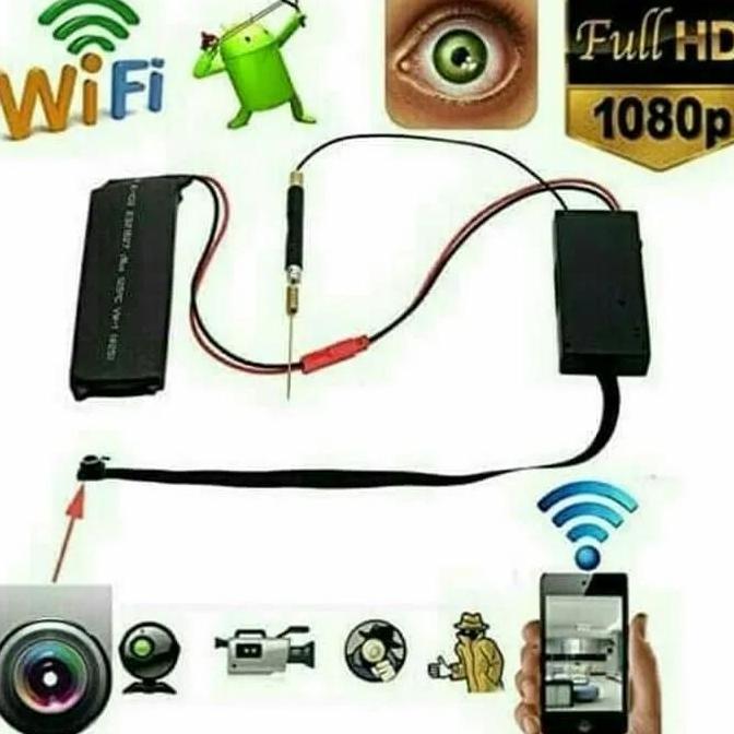 SPY CAM CCTV IP CAMERA WIFI CAMERA MINI NIGHT VISION 8MP IP JARUM [terbaik]