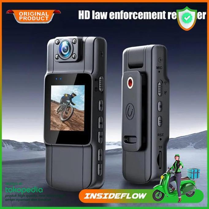 Kamera Mini Body Cam Action Camera Tersembunyi Night Vision HD 1080P [terbaik]