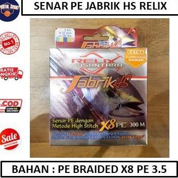 Senar PE Jabrik HS Relix Nusantara PE #3.5 - ALAT PANCING - AKSESORIS