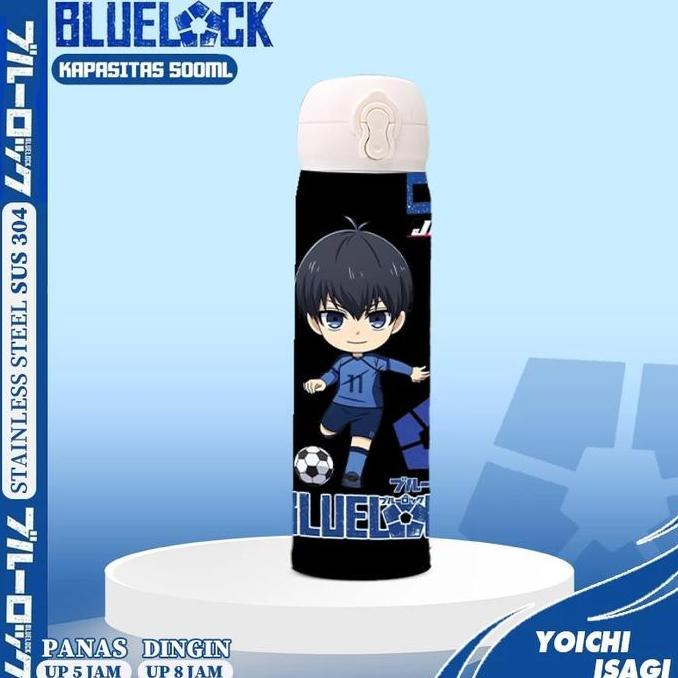 Botol Minum Custom Tumbler ANIME Jujutsu Kaisen Demon Slayer Blue Lock Vacuum Tumbler