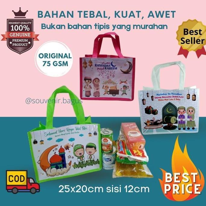 Tas Parcel Lebaran Anak Tas bingkisan idul fitri marhaban ya ramadhan anak TEBAL KUAT
