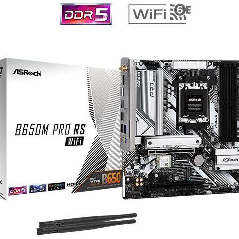 NEW Motherboard ASRock B650M PRO RS WIFI AM5 AMD B650