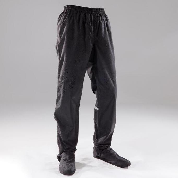 Decathlon Btwin 500 Celana Hujan Bersepeda Kota - Hitam - 8402040