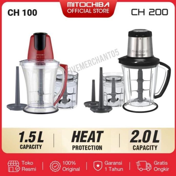 New- Food Chopper Mitochiba CH 200 Penggiling Daging Mitochiba